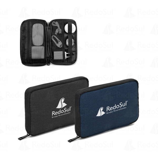 Bolsa personalizada para acessórios tecnológicos Bolsa personalizada para acessórios tecnológicos